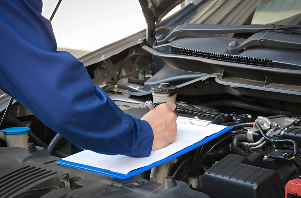 Mechanic inspecting used car in Sydney using a pre-purchase inspection checklist