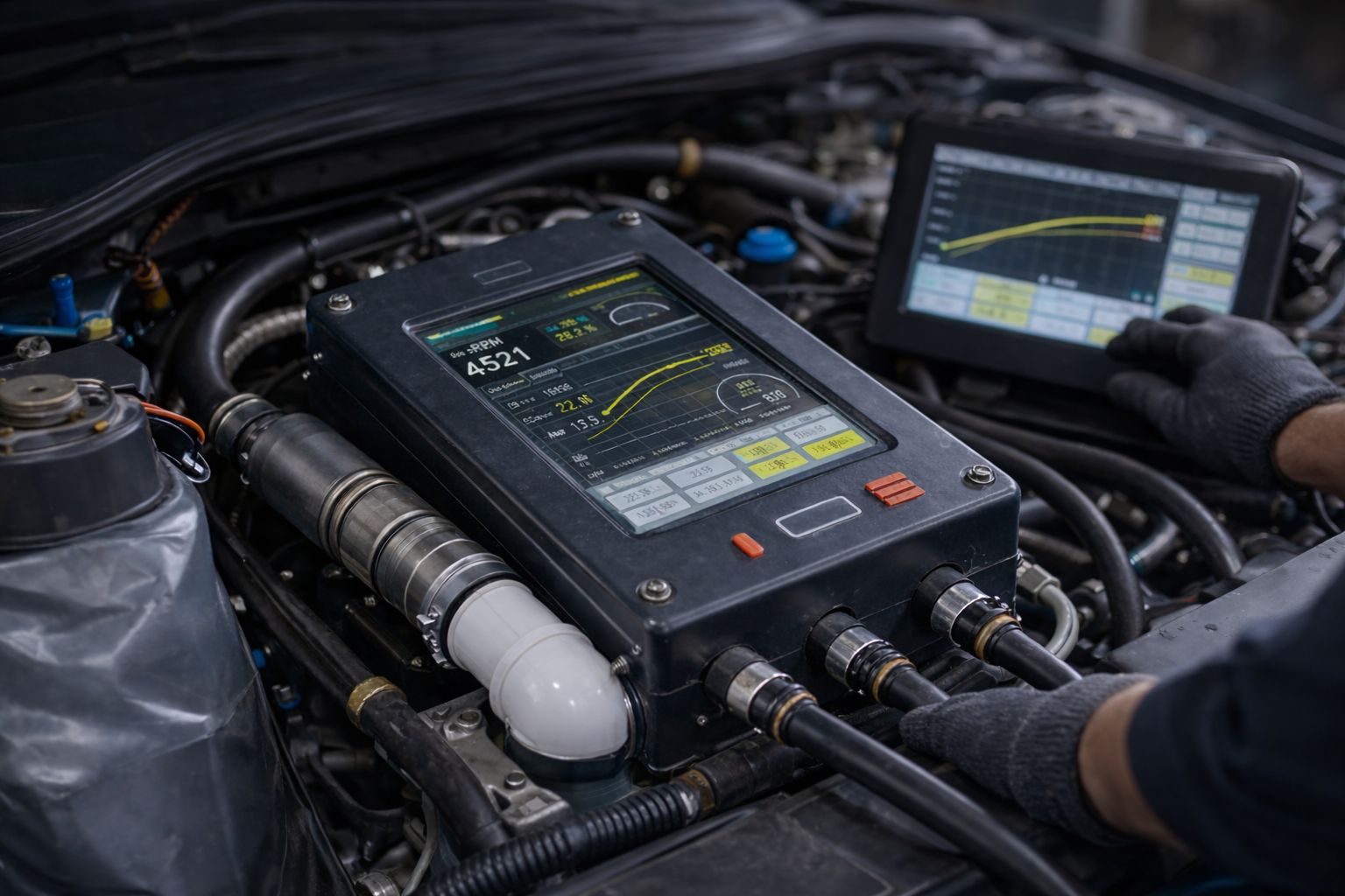 ECU remapping improving engine performance